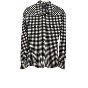 Polo Ralph Lauren Mens  Buffalo Plaid Snap Button  Checked Shirt Large